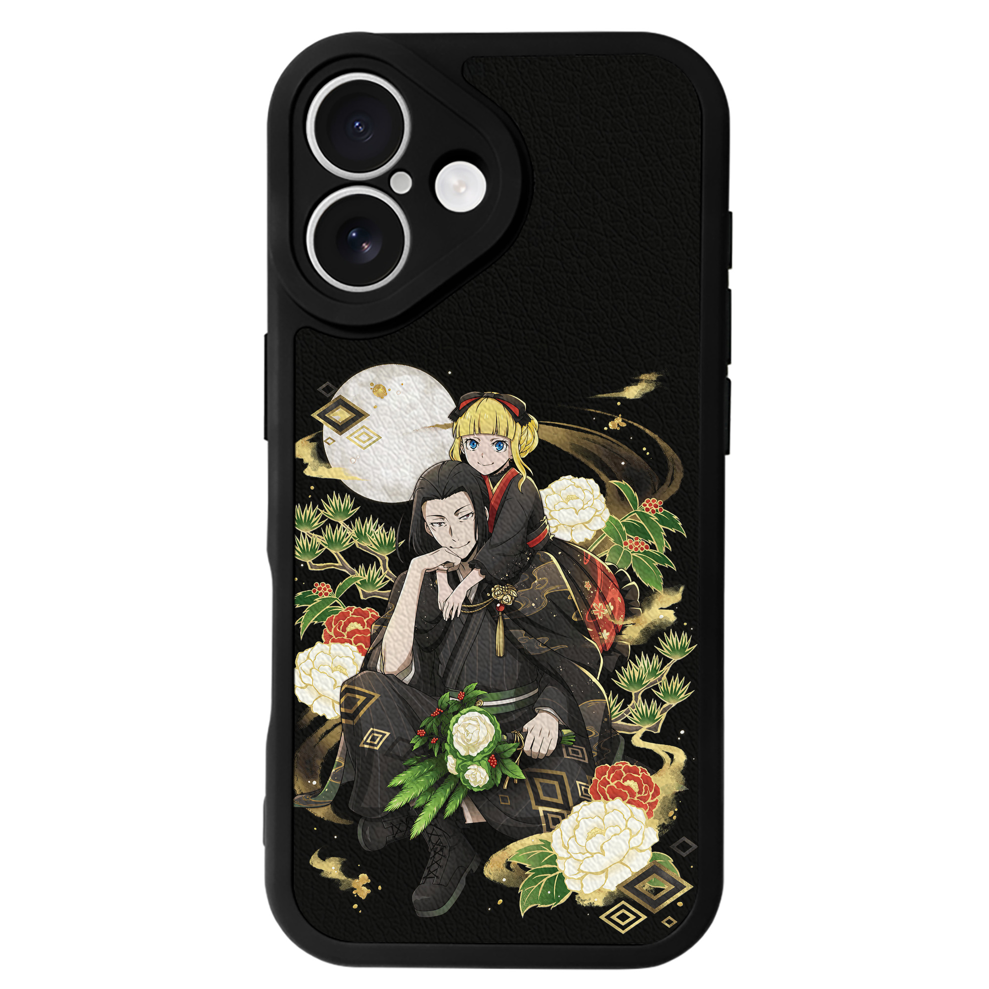 （画像用） 文豪ストレイドッグス Bungo Stray Dogs 【iPhone 16シリーズ対応】シリコンスマホケース（レザー調） 材質：シリコン